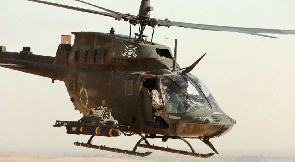 OH-58D Kiowa Warrior American Reconnaissance Helicopter (C)